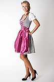 Ludwig und Therese Dirndl-Set Maja schwarz/beere 3-tlg. D010004 - 2