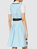 Türkises Fuchs Dirndl Midi mit brauner Schürze - 5