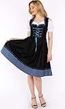 lifos Dirndl 3Tlg. Gr. 34 bis 52 BLAU - 2